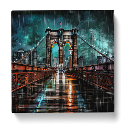 Brooklyn Bridge Digital Art - Print