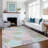 Machine Washable Indoor/Outdoor Jozwiak ACN2384 Floral Rug-1856497053