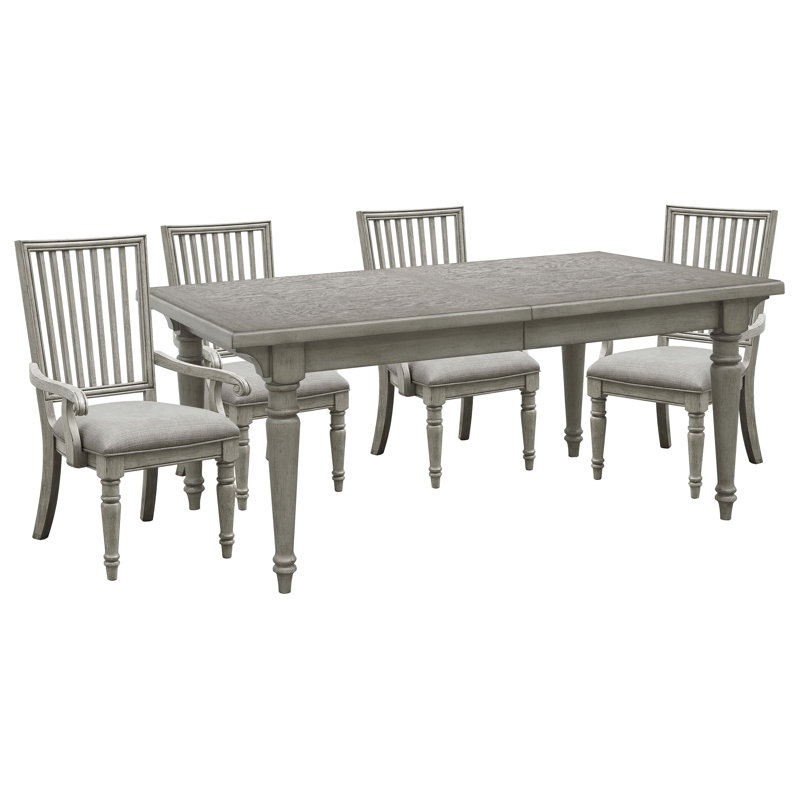 Table de salle à manger Branice, 5 pièces: table, 4 chaises