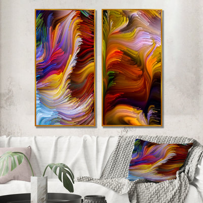 «Escape of Liquide Art VI», ensemble de 2 reproductions sur toiles