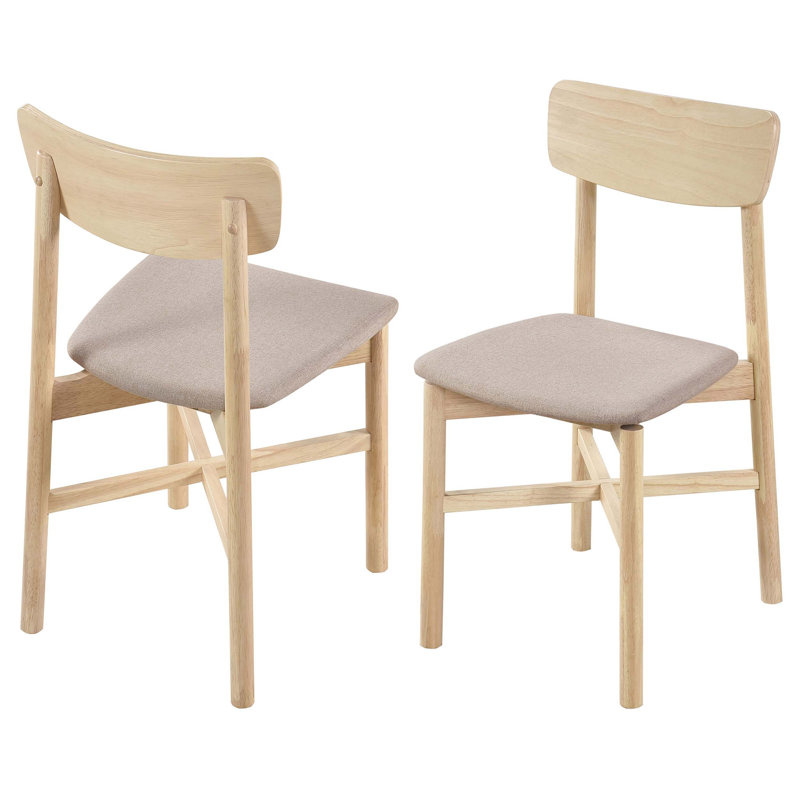 Ensemble de 2 chaises d'appoint Svenstra, Blanchies