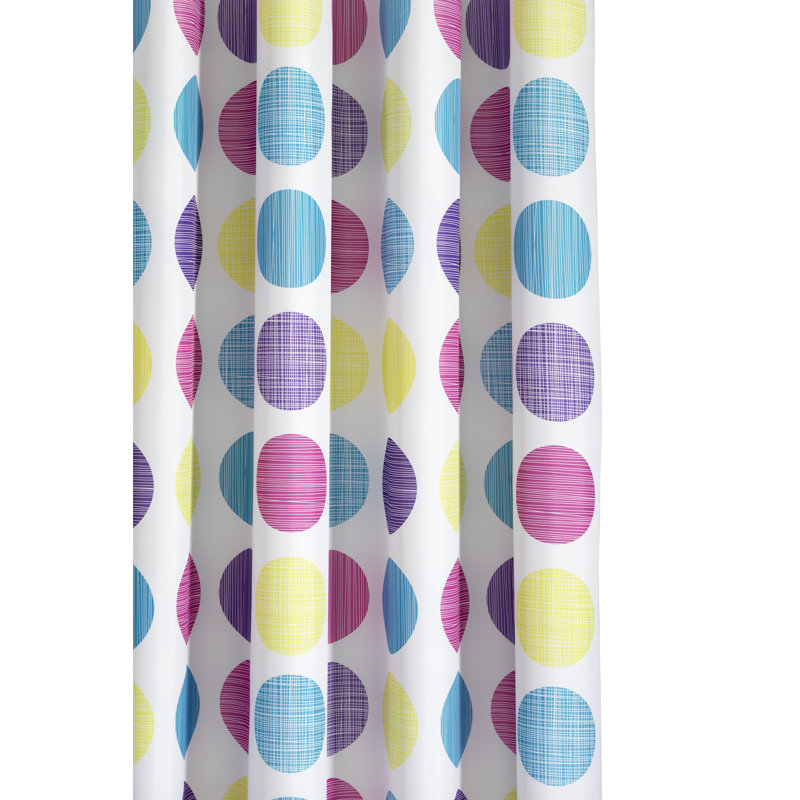 Textured Dots Shower Curtain