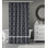 Rideau de douche simple de couleur unie