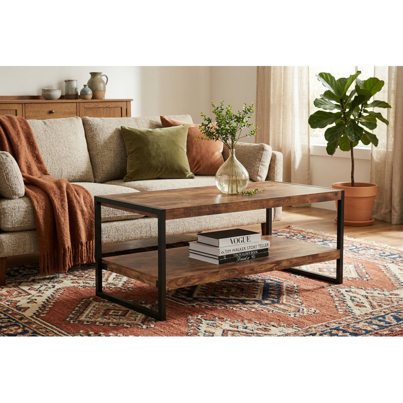 Isidora Coffee Table, Brown Reclaimed Wood