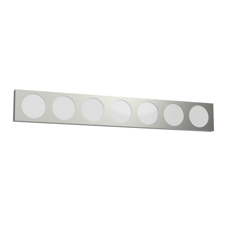 Laurel 7 - Light LED Bath Bar, Brushed Nickel