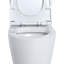 Toilette allongée monobloc 1,2 GPF (économe en eau) avec siège à fermeture en douceur (siège inclus)
