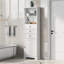 Grande armoire de rangement avec 3 tiroirs et tablettes réglables pour la salle de bain, la cuisine et le salon