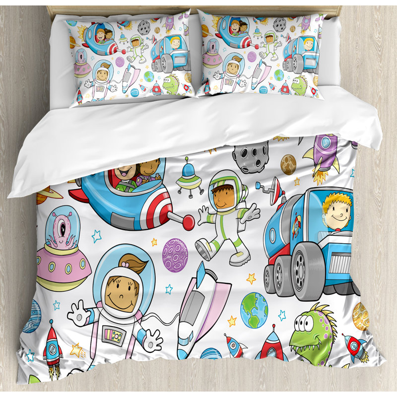 Outer Space [EU ONLY] Duvet Cover Set, Queen Duvet Cover