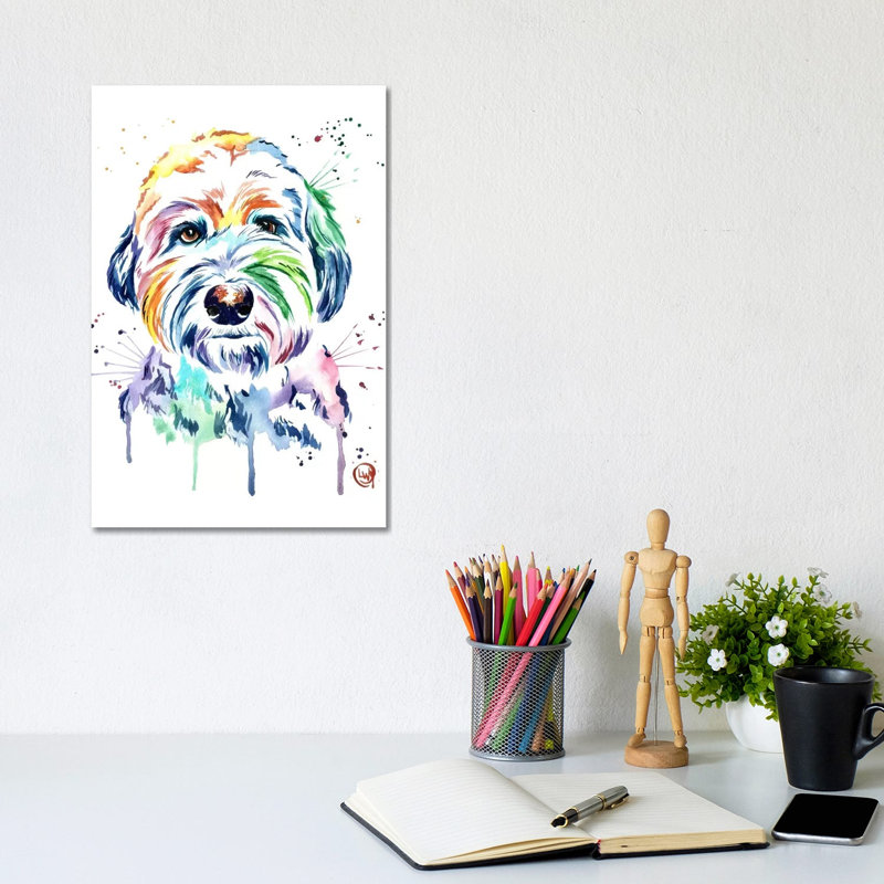 Gus by Lisa Whitehouse - Wrapped Canvas Painting, 20.32 cm H x 30.48 cm W