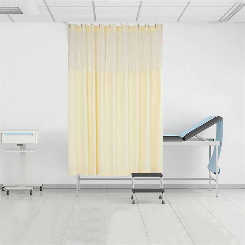 Semi Sheer Curtain Single Panel, Beige, 96" H x 108" W
