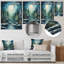 Décoration d'hiver en métal Winter Snowy Evergreen II - Paysages-856463901