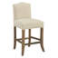 Brickell Upholstered Stool with Solid Wood Frame