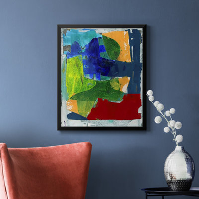 Brights Strokes II Premium Framed Canvas - Ready to Hang