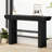 Modern 3-Tier Console Table For Living Room, 55-Inch Narrow Sofa Table With Open Shelves For Entryway, Hallway And Home Office, Multipurpose Storage Furniture