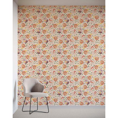 Abstract Pansy Flower Wallpaper
