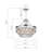 Mraz 9 - Light Dimmable Tiered Chandelier
