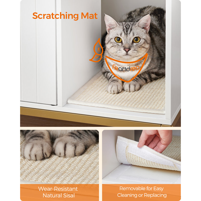 Litter Box Enclosure, White