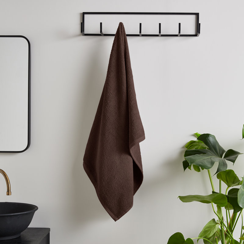 Quick Dry Cotton Bath Sheet, Brown