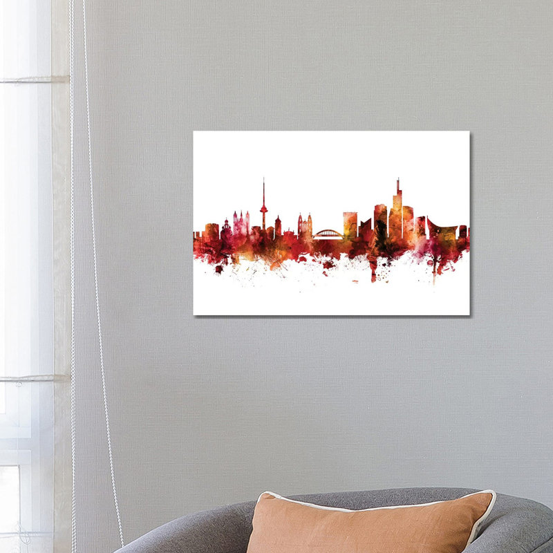 Vilnius, Lithuania Skyline by Michael Tompsett - Wrapped Canvas Gallery-Wrapped Canvas Giclée
