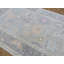 Tapis oriental moderne gris noué à la main 6 pi 3 po x 9 pi 2 po G14830