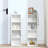 8-Tier Media Tower Rack, CD DVD Slim Storage Cabinet with Adjustable Shelves, Tall Narrow Bookcase Display Bookshelf for Home Office,Multi-functional double-decker bookcase-698566970
