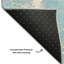 Tapis bleu sarcelle de qualité supérieure lavable à la machine Cerrito AMF510-103833706