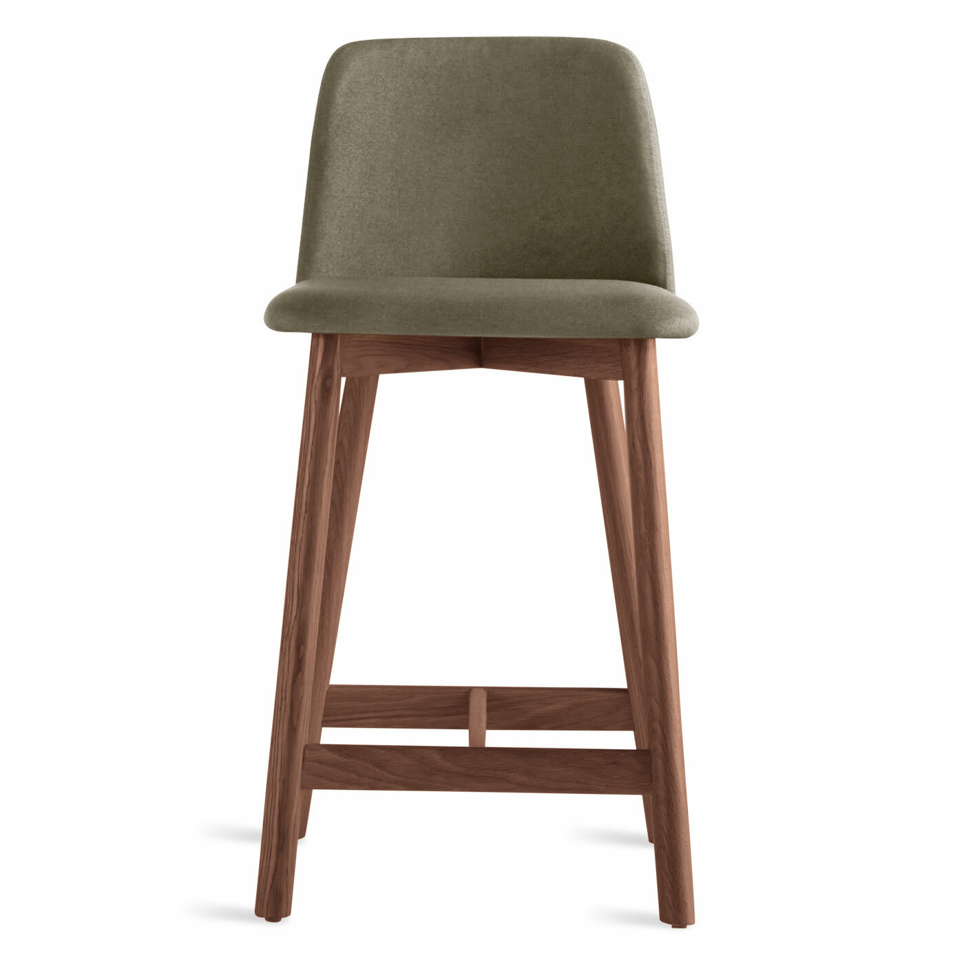 Chip Bar and Counter Stool, Camp Tomato, Walnut, Counter Stool (34" Seat Height)