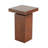 Walnut Wood Square End Table