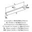 Poignée d'électroménager en chrome poli de 18 po (457 mm) Balata de centre à centre-111952379-111952384