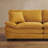 88" Corduroy Sofa, Modern Couch with Removable Washable Cover & Iron Frame-979814061