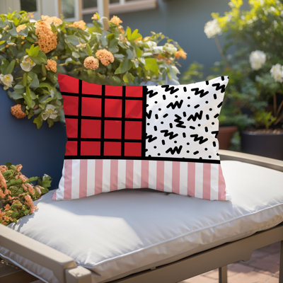 Oreiller rectangulaire réversible intérieur / extérieur Minka