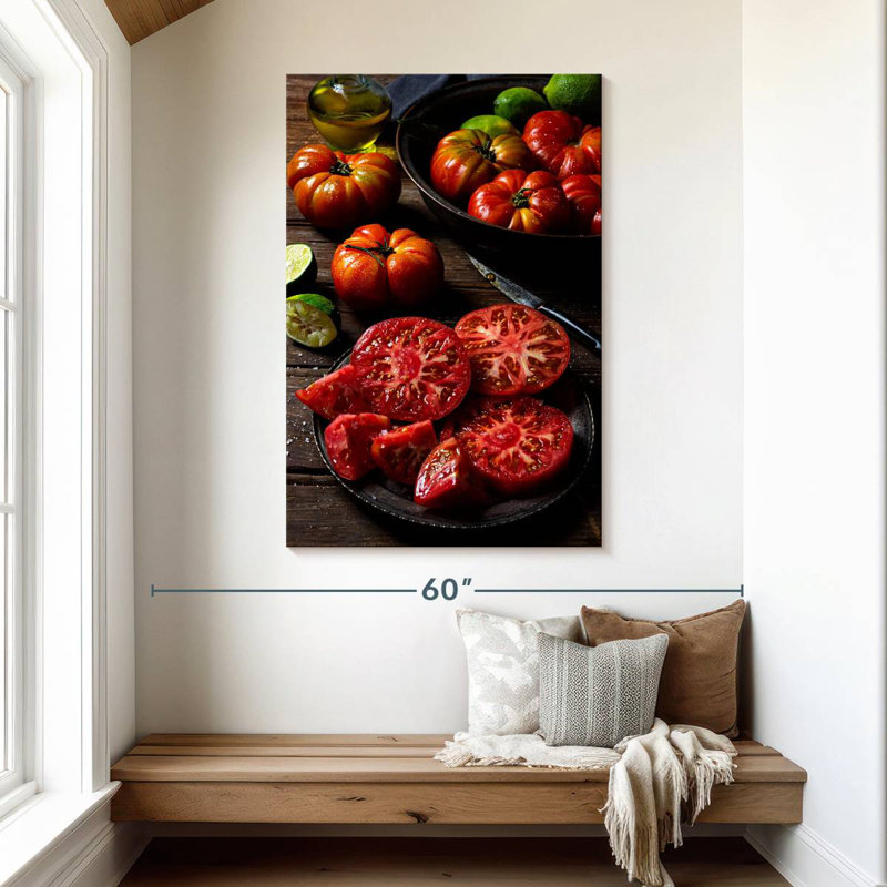 Yarlin Sliced Heirloom Tomatoes, 48" H x 32" W