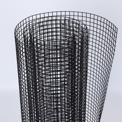 Black Hardware Cloth 5 ft × 100 ft, 19 Gauge 1/2 inch Black PVC Vinyl Coated Welded Wire Fence Supports Poultry Netting Chicken Coop Cover Wire Fencing Black PVC Wire Mesh