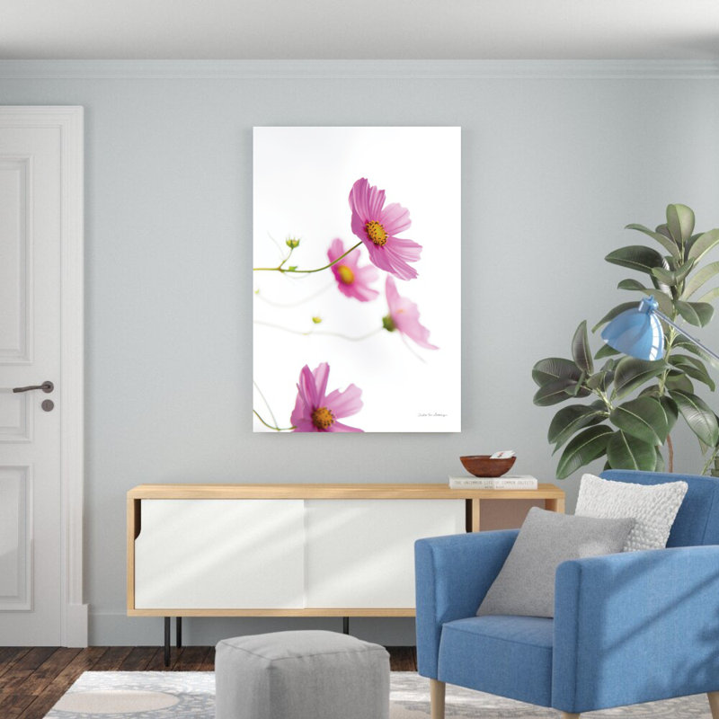 «Pale Cosmos I» par Van Swearingen, Debra - reproduction, H 48 po x l 32 po
