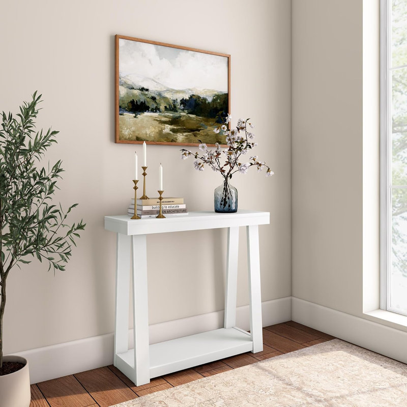 Console en bois avec rangement