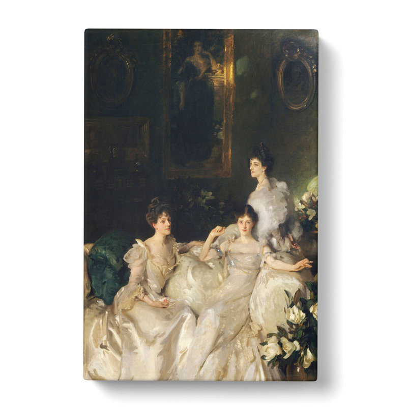 The Wyndham Sisters by John Singer Sargent - Wrapped Canvas, 76cm H x 50cm W x 3cm D