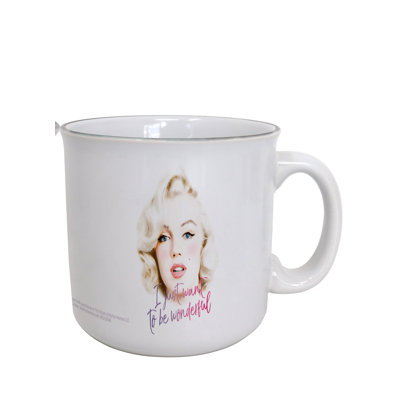 Marilyn Monroe - Want to be Wonderful  20oz. Camper Mug