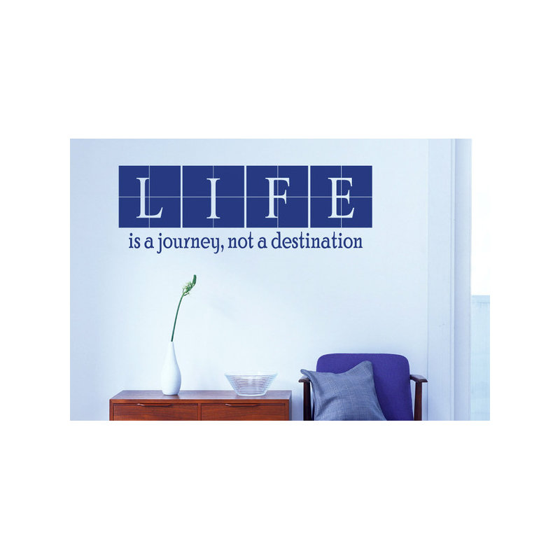 Wall Decal, Blue, Large
