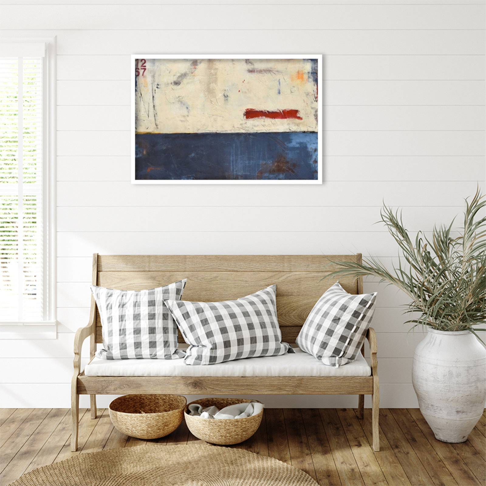 Label 1267 Print by Erin Ashley, 23" H x 33" W, White
