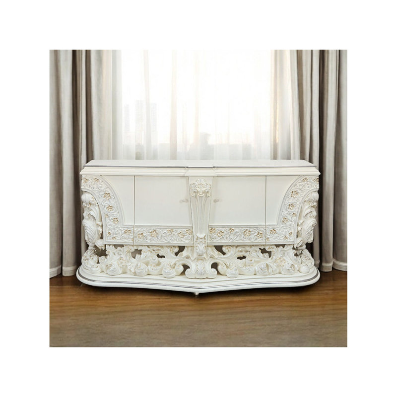 Serveur Adara blanc antique