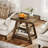 3-Tier Farmhouse End Table Narrow Sofa Side Table