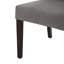 De 2 chaises de salle à manger gris foncé, dossier haut, dossier en bois-1752982136