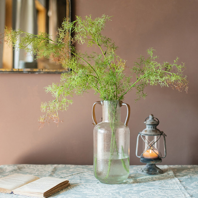 22'' Faux Grass Branch, Summer Green