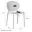 Suze Stacking Patio Dining Side Chair-2092123784