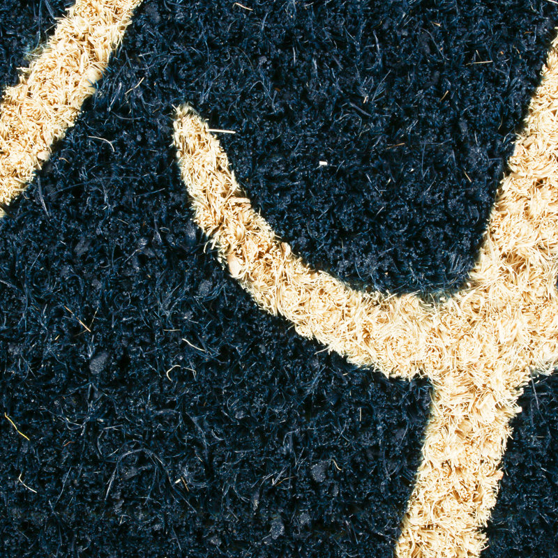 Epes Non-Slip Outdoor Doormat, Navy