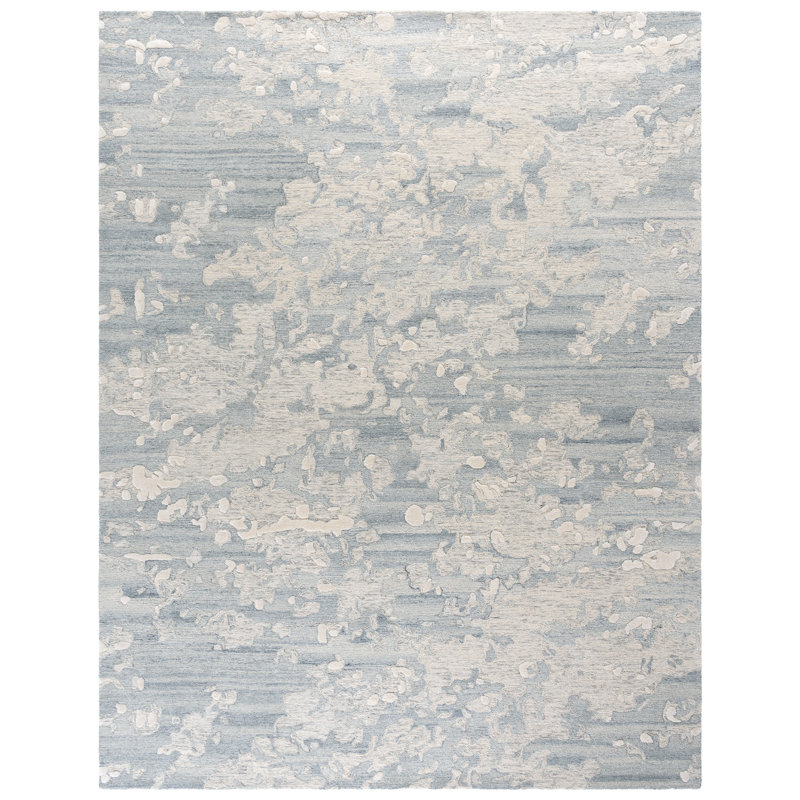 Arthea 403 Hand Tufted Wool Pile Abstract Rug, Rectangle 8' x 10'