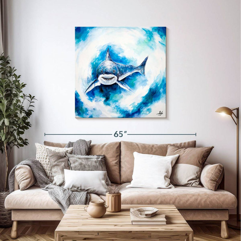 Crowle Signal Shark, 39" H x 39" W