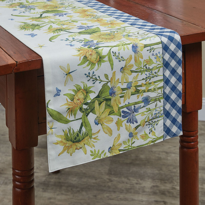 August Grove® Sunny Day Table Runner 13" X 36", 36" x 13"