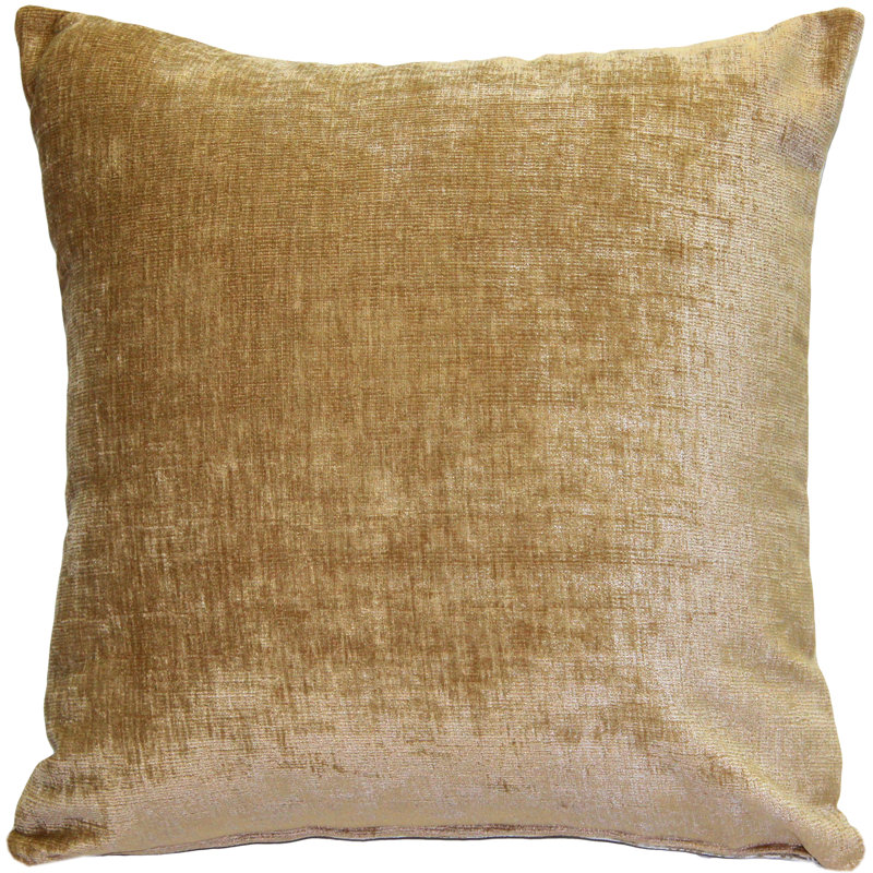 Housse et insert de coussin carré Roxy, 20 po x 20 po, Brun
