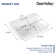 DeerValley 23.82" L x 18.9" W x 6.69" H White Rectangular Vitreous China Drop-in Bathroom Sink with Overflow
